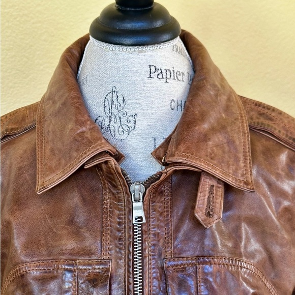 Old Gringo Brown Distressed Jacket Size Medium EUC! - Picture 9 of 16